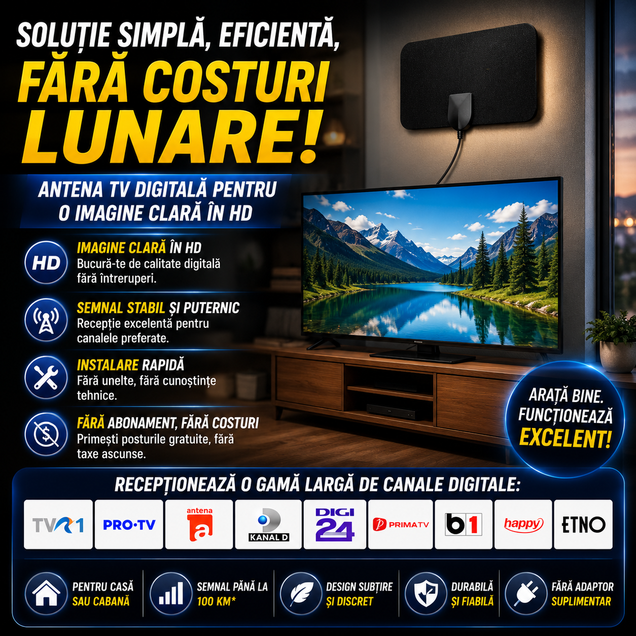 Antenă TV Digitală SignalView™