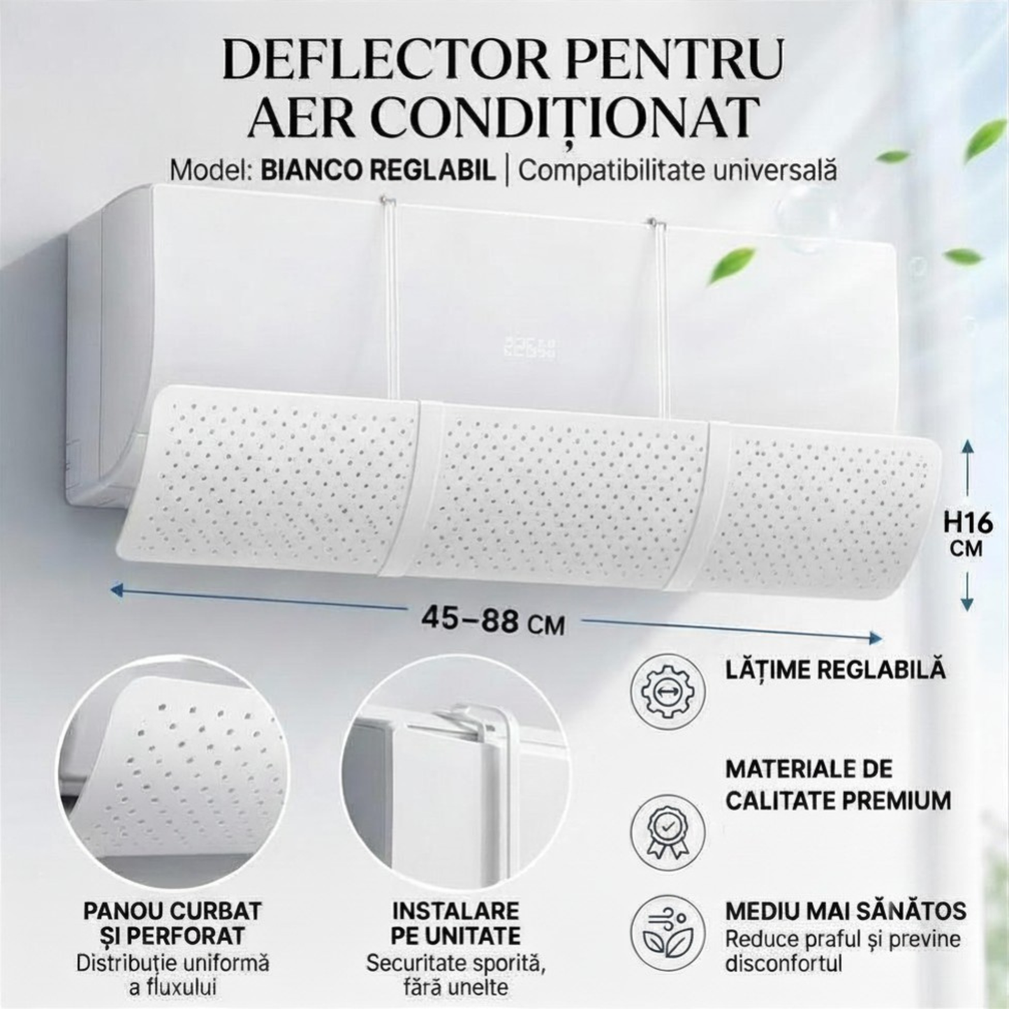 Deflector pentru aerul condiționat