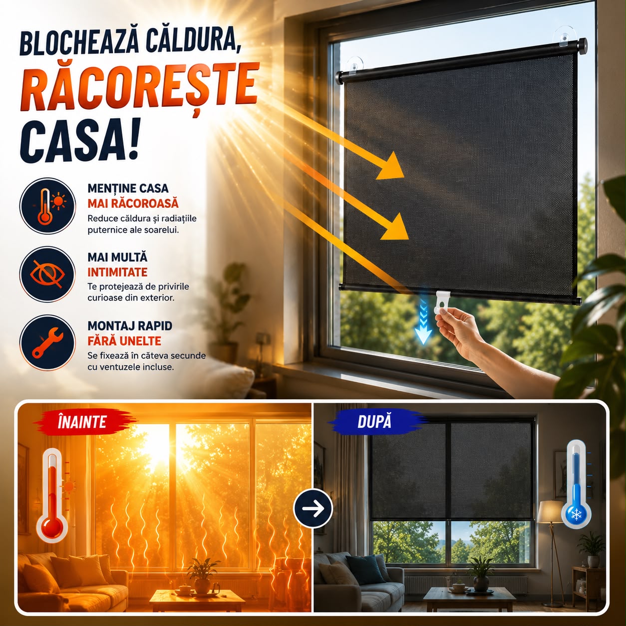 Parasolar Pentru Geam SunBlock™
