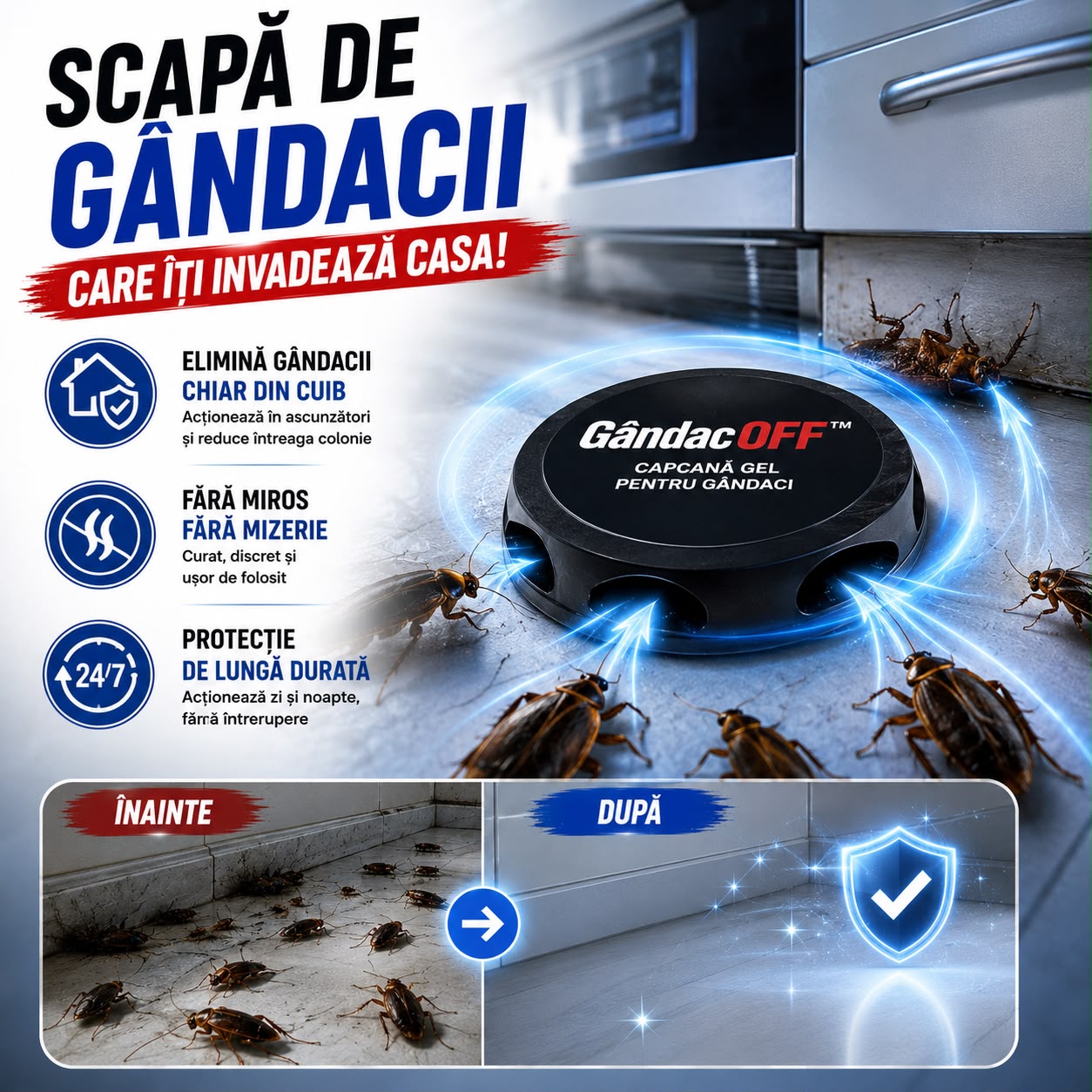 Capcană Anti-Gândaci – GândacSTOP™